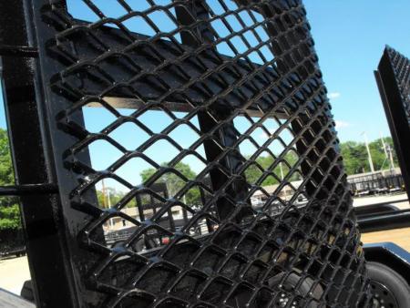 New Equipment Trailer Steel Deck 83 X 18 Dove 14000 GVWR  HD Equipment Ramps Covered #6 Mesh