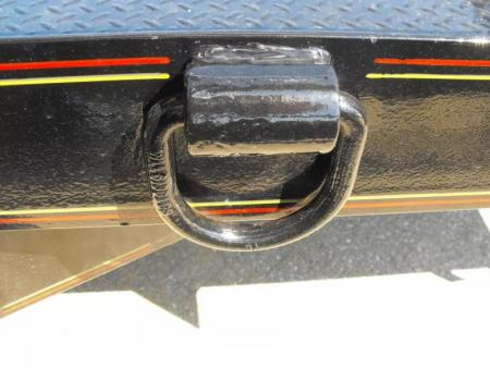 New Equipment Trailer Steel Deck 83 X 18 Dove 14000 GVWR  HD Equipment Ramps Covered #6 Mesh