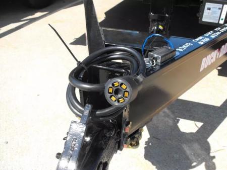 New Equipment Trailer Steel Deck 83 X 18 Dove 14000 GVWR  HD Equipment Ramps Covered #6 Mesh