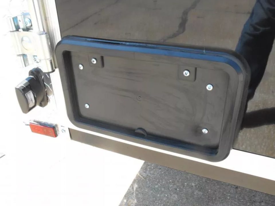 New HUGE Sale  Enclosed Trailer  4 X 8 Barn Door 4'  Interior   Black In Color 080 Skin