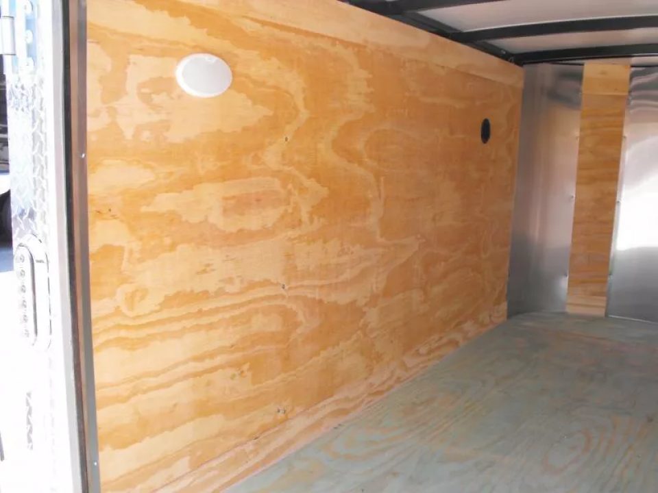 New HUGE Sale  Enclosed Trailer  4 X 8 Barn Door 4'  Interior   Black In Color 080 Skin