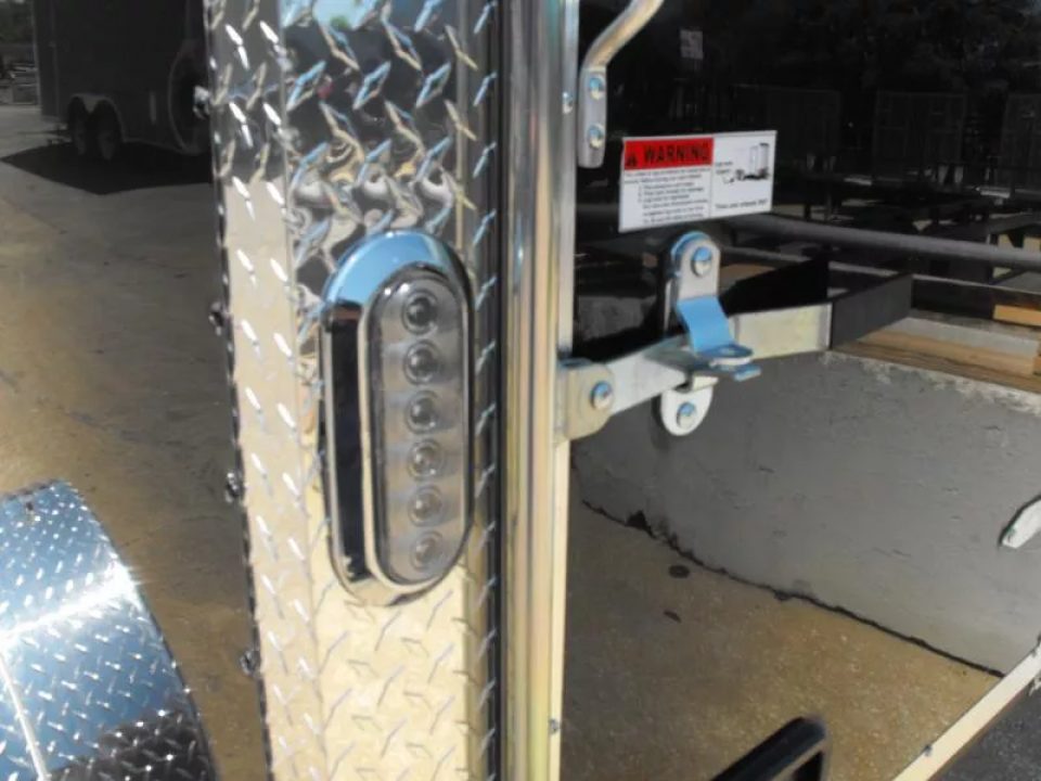 New HUGE Sale  Enclosed Trailer  4 X 8 Barn Door 4'  Interior   Black In Color 080 Skin