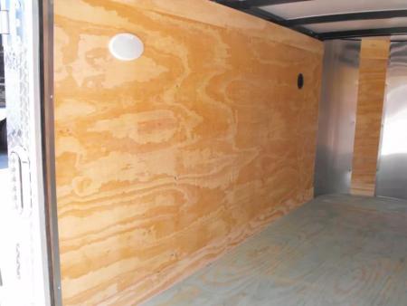 New HUGE Sale  Enclosed Trailer  4 X 8 Barn Door 4'  Interior   Black In Color 080 Skin