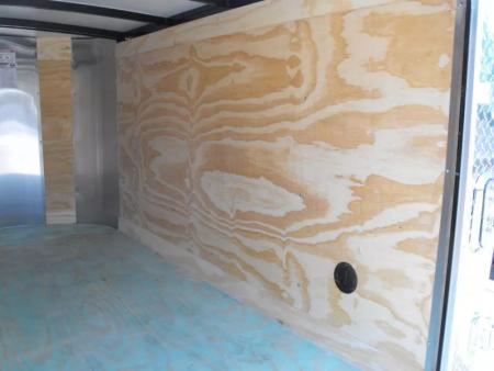 New HUGE Sale  Enclosed Trailer  4 X 8 Barn Door 4'  Interior   Black In Color 080 Skin