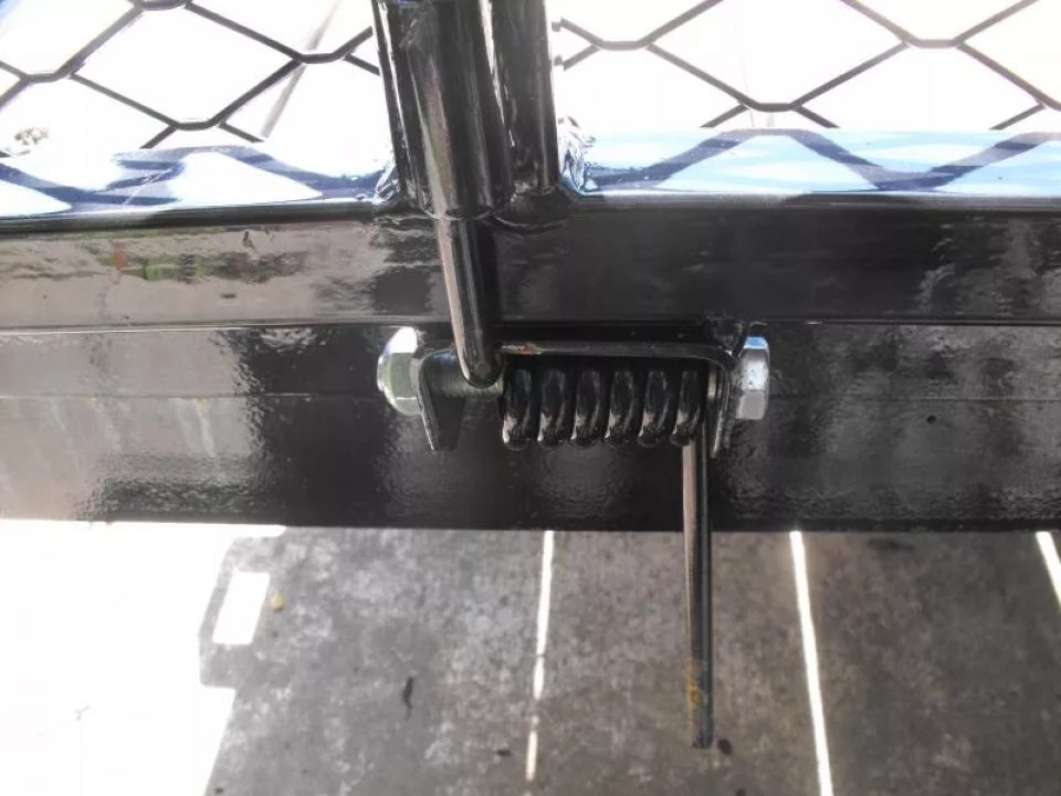 New 83 X 10 Utility Trailer   HD Spring Assisted Ramp Folds Forward and rear for loading