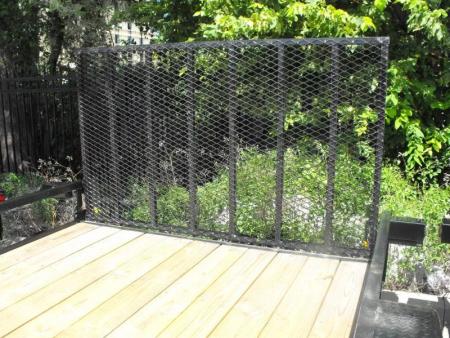 New 83 X 10 Utility Trailer   HD Spring Assisted Ramp Folds Forward and rear for loading