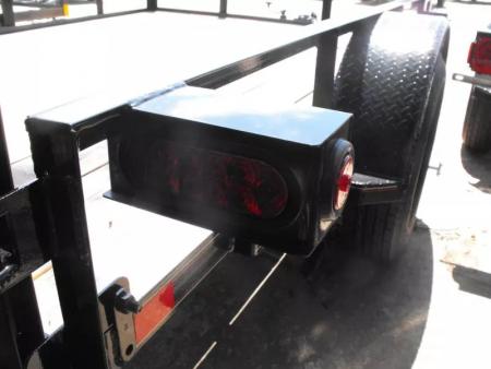 New 83 X 10 Utility Trailer   HD Spring Assisted Ramp Folds Forward and rear for loading