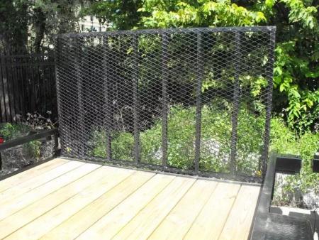 New 83 X 10 Utility Trailer   HD Spring Assisted Ramp Folds Forward and rear for loading