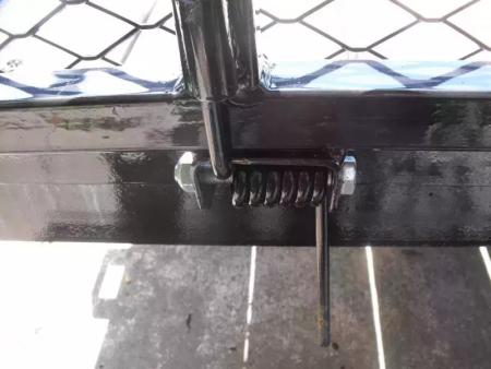 New 83 X 10 Utility Trailer   HD Spring Assisted Ramp Folds Forward and rear for loading