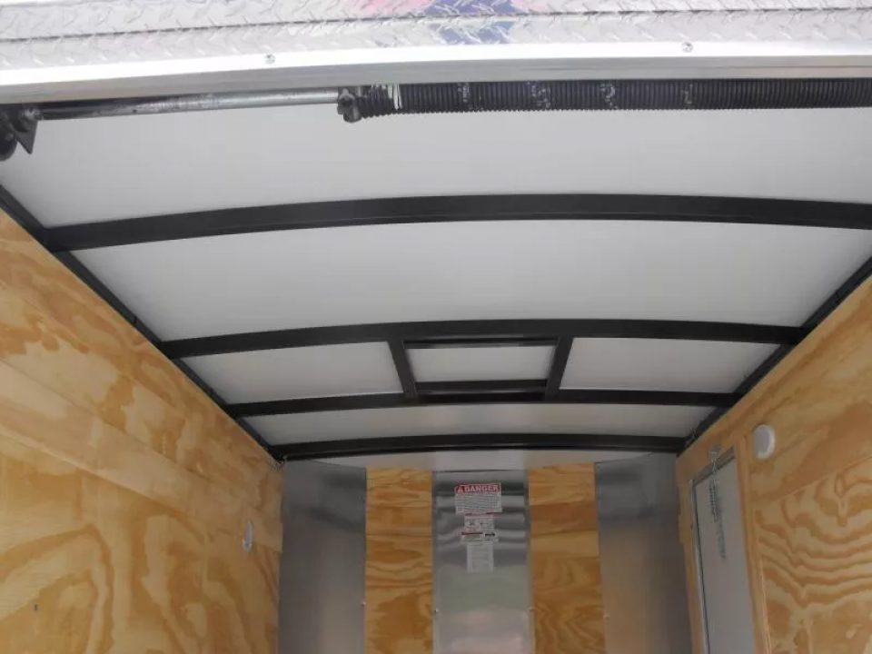 New Trailer 5 X 8  Ramp Door   5'  Tall White In Color All Tube Built