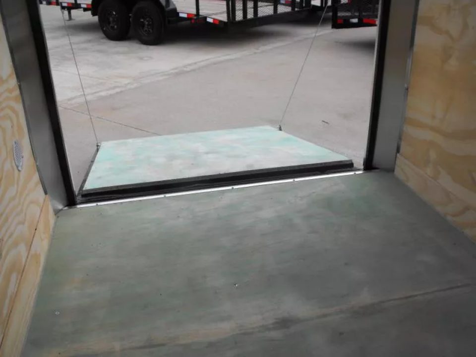 New Trailer 5 X 8  Ramp Door   5'  Tall White In Color All Tube Built