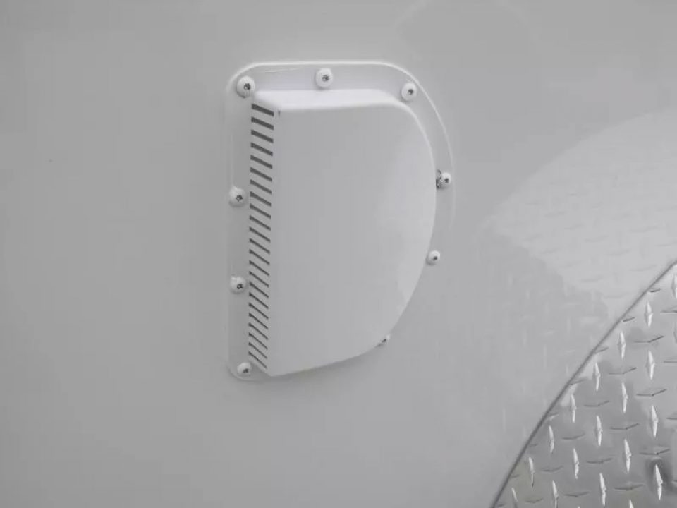 New Trailer 5 X 8  Ramp Door   5'  Tall White In Color All Tube Built