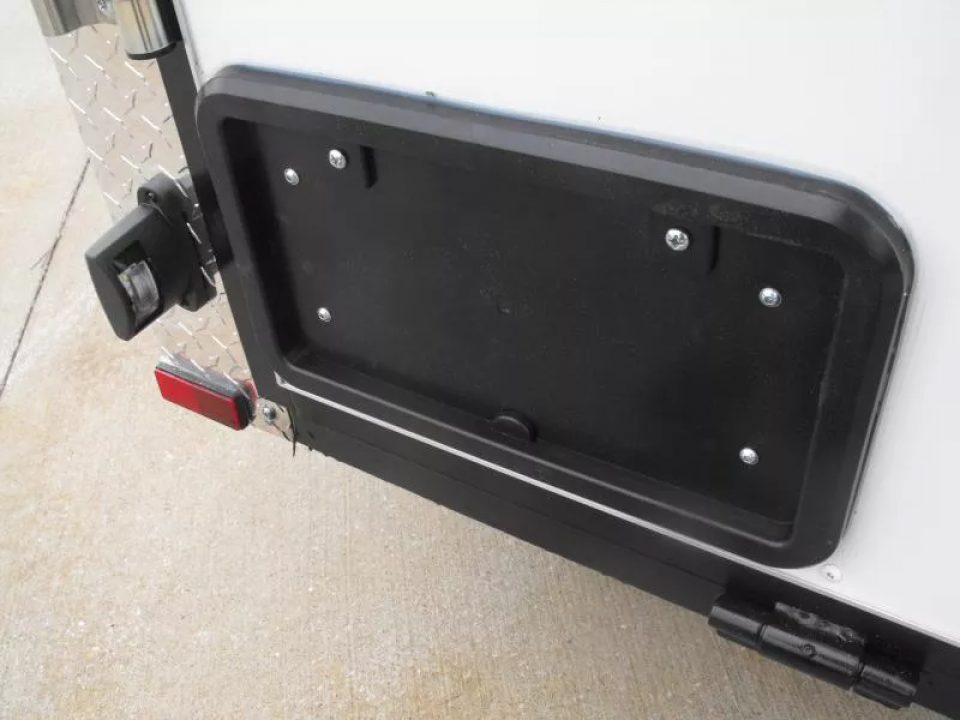 New Trailer 5 X 8  Ramp Door   5'  Tall White In Color All Tube Built