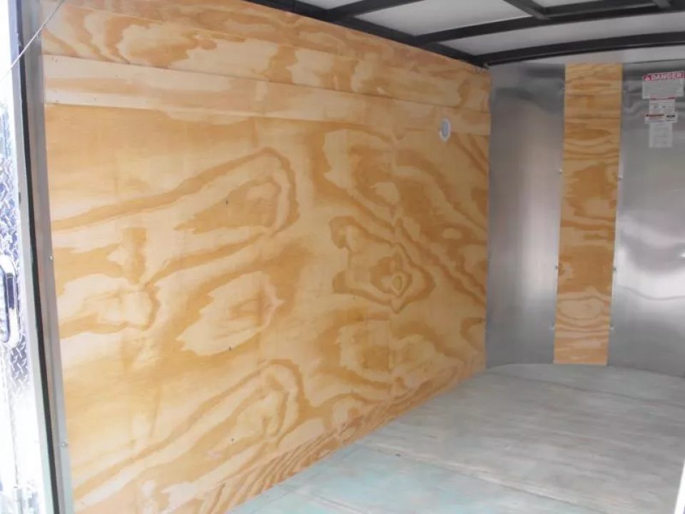 New Trailer 5 X 8  Ramp Door   5'  Tall White In Color All Tube Built