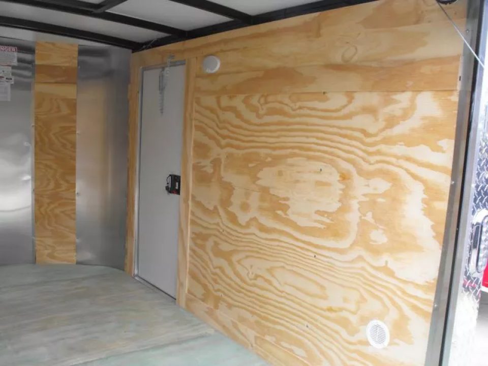 New Trailer 5 X 8  Ramp Door   5'  Tall White In Color All Tube Built