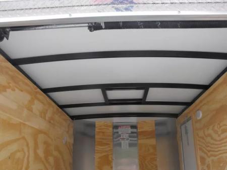 New Trailer 5 X 8  Ramp Door   5'  Tall White In Color All Tube Built