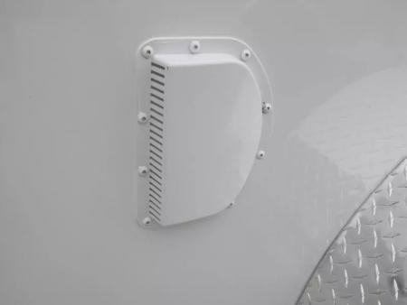 New Trailer 5 X 8  Ramp Door   5'  Tall White In Color All Tube Built