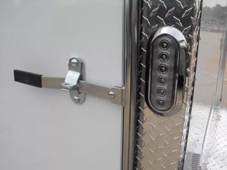 New Trailer 5 X 8  Ramp Door   5'  Tall White In Color All Tube Built