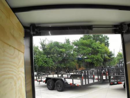 New Trailer 5 X 8  Ramp Door   5'  Tall White In Color All Tube Built