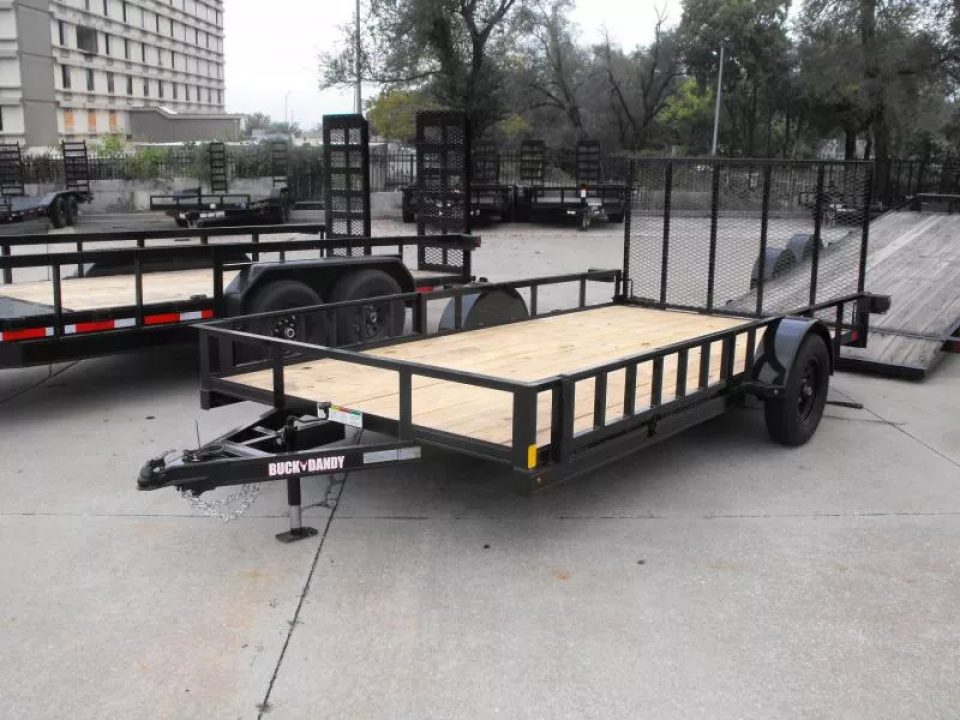 New 83 X 14 ATV / Utility Trailer Side Load Rear Load With Ramp