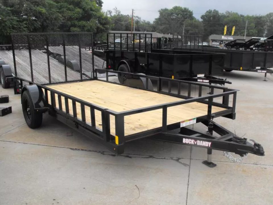 New 83 X 14 ATV / Utility Trailer Side Load Rear Load With Ramp