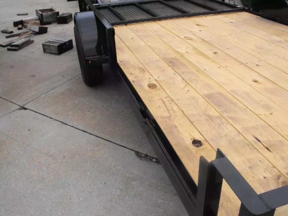 New 83 X 14 ATV / Utility Trailer Side Load Rear Load With Ramp