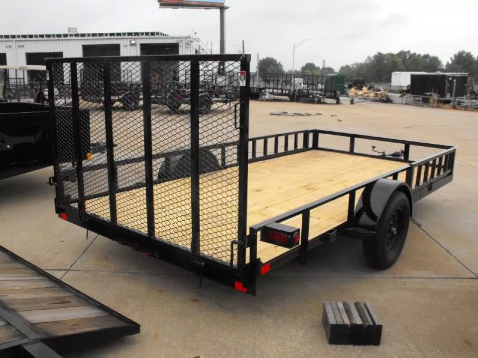 New 83 X 14 ATV / Utility Trailer Side Load Rear Load With Ramp