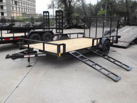 New 83 X 14 ATV / Utility Trailer Side Load Rear Load With Ramp