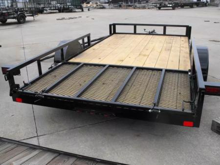 New 83 X 14 ATV / Utility Trailer Side Load Rear Load With Ramp