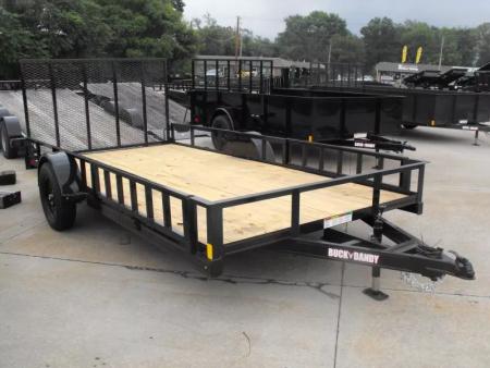 New 83 X 14 ATV / Utility Trailer Side Load Rear Load With Ramp