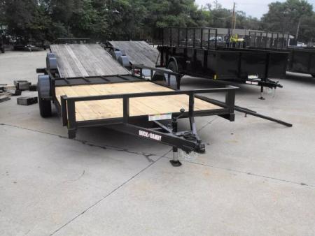 New 83 X 14 ATV / Utility Trailer Side Load Rear Load With Ramp