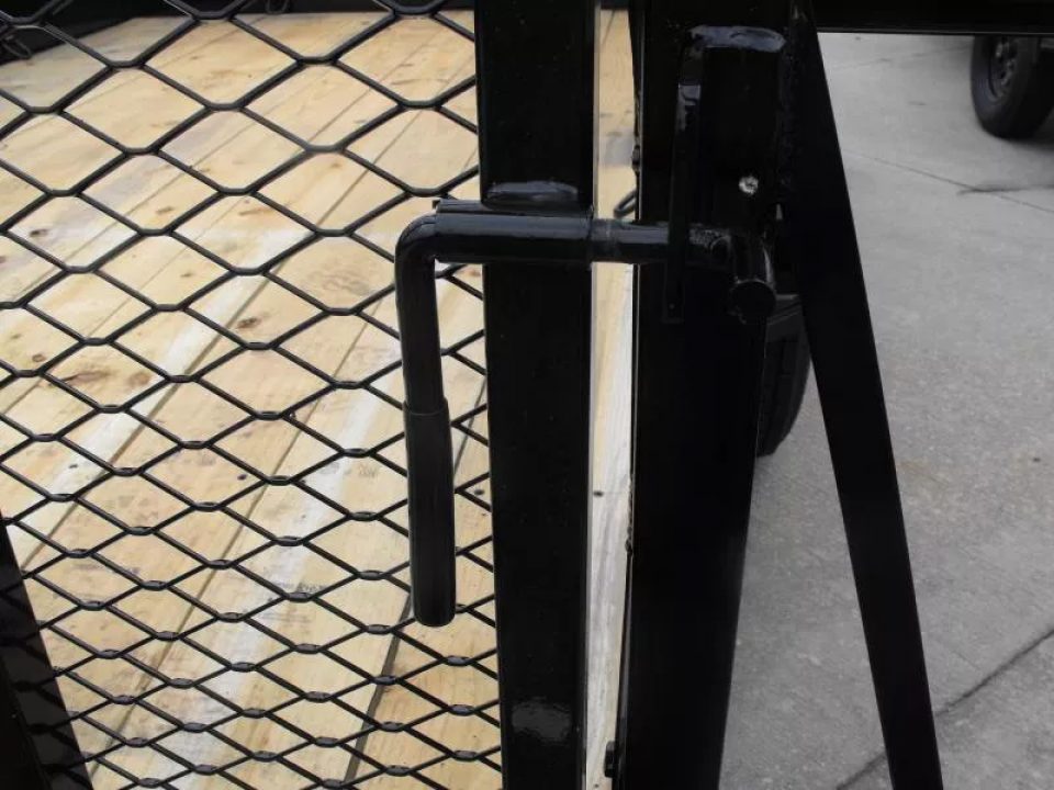 New Utility Trailer 83 X 12 Smooth Walls 24" Rear Gate Has 5200 LB Axle