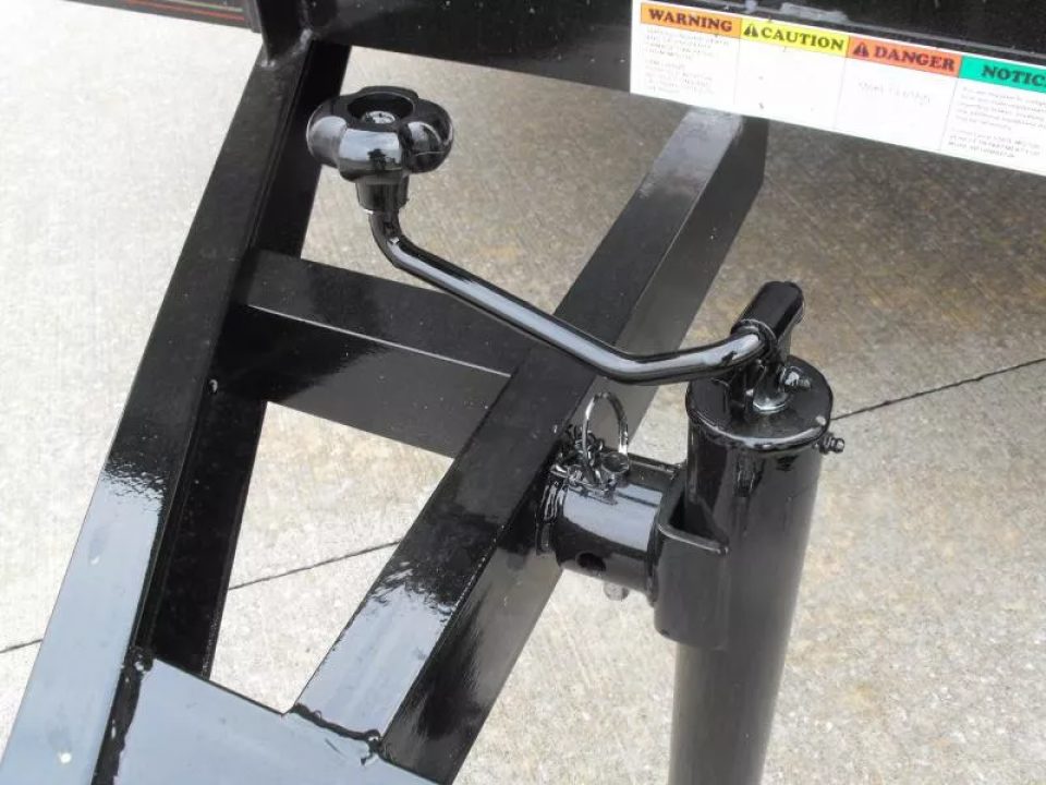 New Utility Trailer 83 X 12 Smooth Walls 24" Rear Gate Has 5200 LB Axle