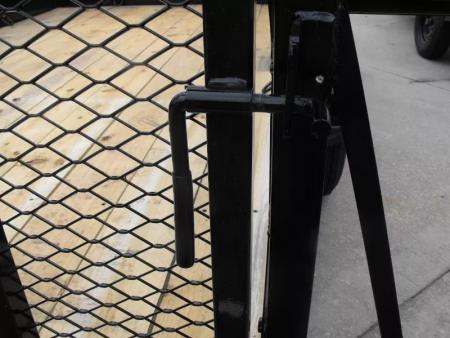 New Utility Trailer 83 X 12 Smooth Walls 24" Rear Gate Has 5200 LB Axle