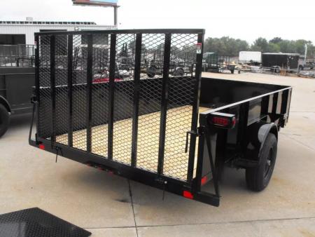 New Utility Trailer 83 X 12 Smooth Walls 24" Rear Gate Has 5200 LB Axle