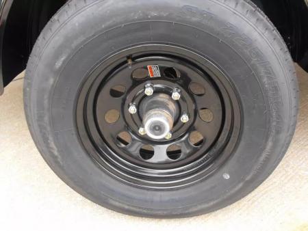 New Utility Trailer 83 X 12 Smooth Walls 24" Rear Gate Has 5200 LB Axle