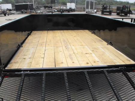 New Utility Trailer 83 X 12 Smooth Walls 24" Rear Gate Has 5200 LB Axle