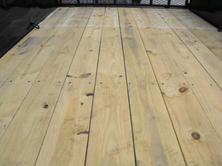 New Utility Trailer 83 X 12 Smooth Walls 24" Rear Gate Has 5200 LB Axle