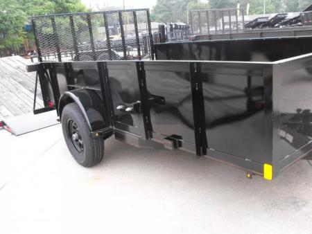 New Utility Trailer 83 X 12 Smooth Walls 24" Rear Gate Has 5200 LB Axle