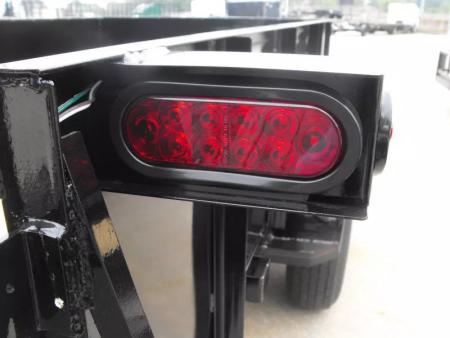 New Utility Trailer 83 X 12 Smooth Walls 24" Rear Gate Has 5200 LB Axle