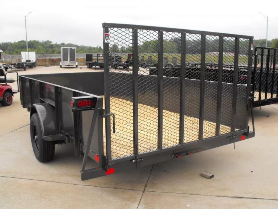 New Utility Trailer 83 X 14 Smooth Hi-Wall 24" Gate 5200 LB Axle