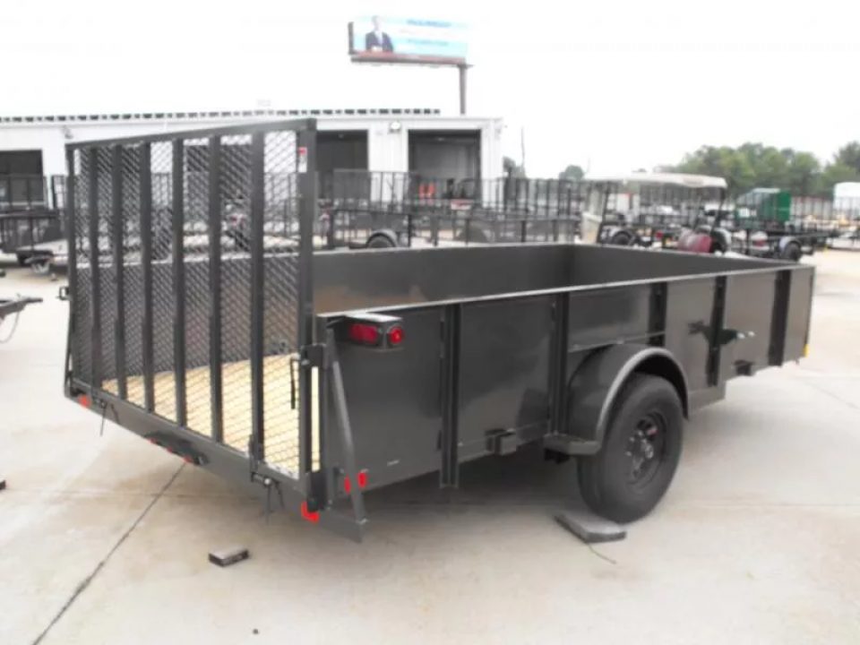 New Utility Trailer 83 X 14 Smooth Hi-Wall 24" Gate 5200 LB Axle