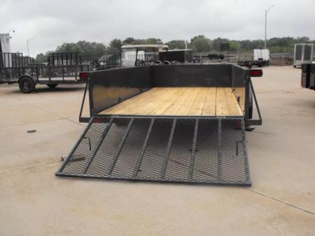 New Utility Trailer 83 X 14 Smooth Hi-Wall 24" Gate 5200 LB Axle