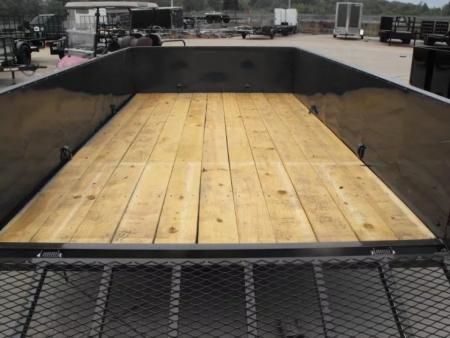 New Utility Trailer 83 X 14 Smooth Hi-Wall 24" Gate 5200 LB Axle