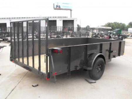 New Utility Trailer 83 X 14 Smooth Hi-Wall 24" Gate 5200 LB Axle