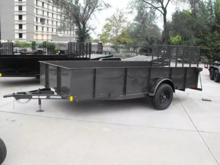 New Utility Trailer 83 X 14 Smooth Hi-Wall 24" Gate 5200 LB Axle