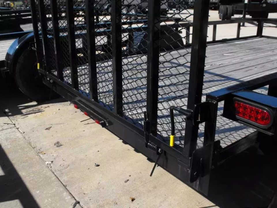 New Utility Trailer 77 X 12 Rear Spring Assisted Gate