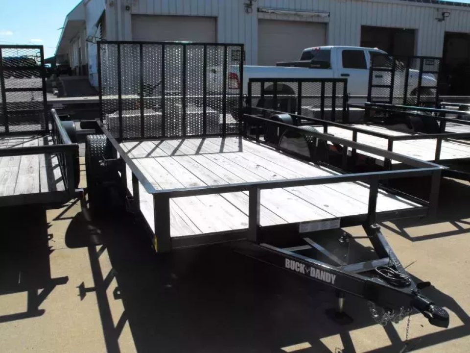 New Utility Trailer 77 X 12 Rear Spring Assisted Gate