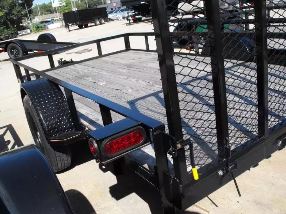 New Utility Trailer 77 X 12 Rear Spring Assisted Gate