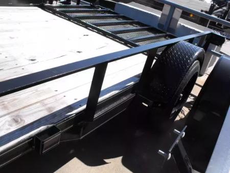 New Utility Trailer 77 X 12 Rear Spring Assisted Gate